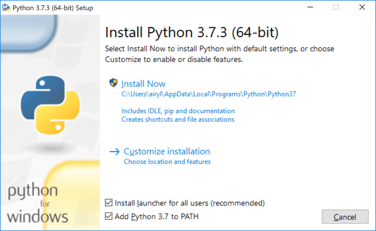 Install Python Windows Ubuntu MacOs